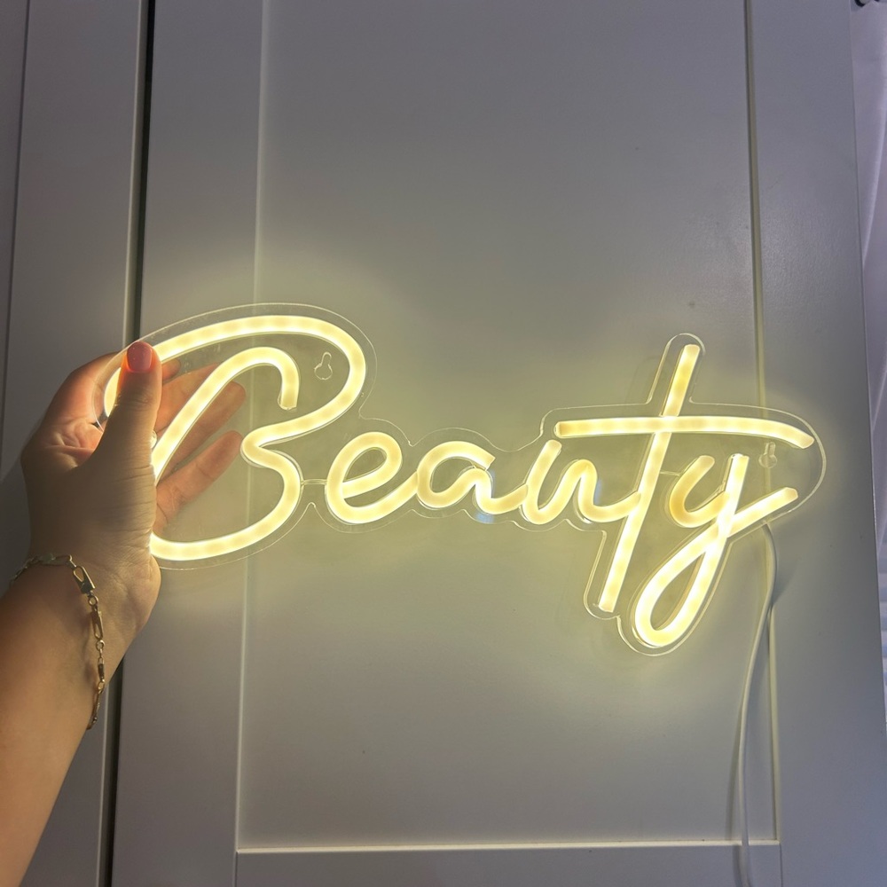 Neon Beauty Sign